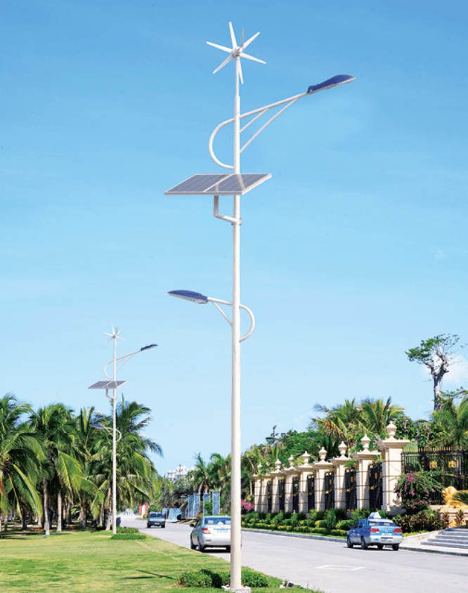 10米風(fēng)光互補路燈QD-140